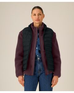 Stanley/Stella Stella Climber 2.0 Women’s Zip Hoodie – Organic Cotton Blend, Fitted, Sleeveless, High Collar, Fully Quilted