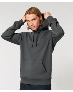 Stanley/Stella Drummer 2.0 Unisex Hoodie – Organic Cotton & Recycled Polyester Blend, Self Fabric, Half Moon, Sleeve Hem