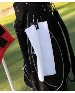 Towel City Microfibre Golf Towel – Fast Dry, Ultra-Absorbent & Durable Finish, Grosgrain Ribbon Tab with Metal Eyelet, Carabiner Clip