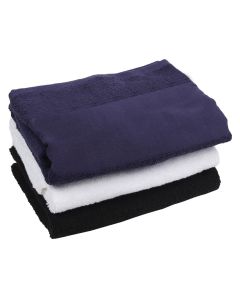 Towel City Printable Border Bath Towel – Bath Towel with Deep Pile, High Absorbency & Wide Border for Personalisation