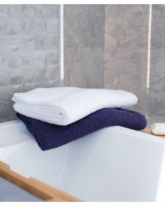 Towel City Classic Range Hand Towel – Soft, Absorbent Cotton for Bathroom or Kitchen Use, Quick Drying, Herringbone Border