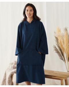 Towel City Adults Poncho Towel – Soft Absorbent Swim, Beach & Pool Cover-Up, 3-Piece Hood, Front Kangaroo Pocket with Phone Pocket