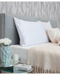 Towel City Satin Pillowcase – Soft Hair & Skin Care Pillow Cover with Zip Closure, Standard Size, Personalised Gift Option