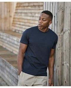 Tee Jays UNLABELED Tee - Men’s T-Shirt, Regular Fit, Pre-Shrunk, Soft Feel, Durable Crew Neck Tee, Set-in-Sleeves