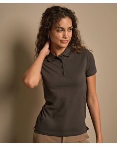 Tee Jays Women’s Heavy Polo 1401 - Cotton Polo Shirt, Durable Double Stitched, Slim Fit, Pre-Shrunk, Neck Tape