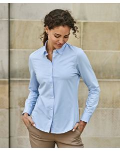 Tee Jays Women’s Active Stretch Shirt – 4-Way Stretch Cotton Elastane Shirt, Shaped Fit, Quick Dry, Formal Office Shirt