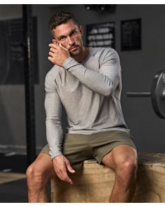 Tee Jays Long Sleeve CoolDry Tee – Breathable Performance Micro‑Poly Sport Top for Teamwear, Sporty Fit, Reflective Print