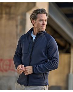 Tee Jays Stretch Fleece Jacket - Two Front Pockets with Zipper, Chest Pocket, Stand up Collar, Clip Down Zipper Puller, Super Soft