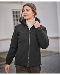 Tee Jays Women’s All-Weather Winter Jacket – Waterproof, Windproof & Insulated, Concealed Elastic Storm Cuffs, Two Hidden Pockets