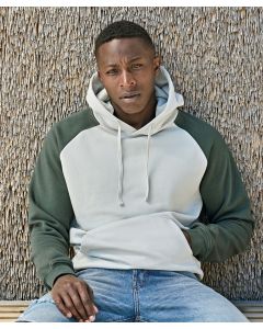 Tee Jays UNLABELED Two-Tone Hooded Sweatshirt – Relaxed Fit Pullover, Brushed Inside, Ribs with Elastane, Double Preshrunk