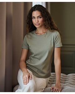 Tee Jays Women’s Pima Cotton Tee – Premium Single Jersey T-Shirt, Tailored Fit, Soft Long Fibre Cotton Top