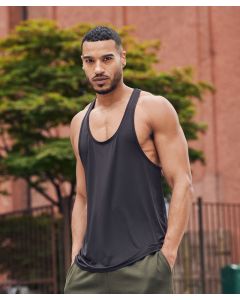 Tombo Muscle Vest - Training, Fitness and Active Lifestyle – Performance Driven Design, Self Fabric Binding, Tear Out Label