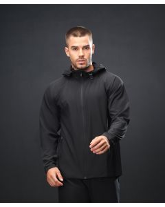 Tombo Technical Zip-Through Hoodie – Unisex, Microfibre Stretch, Full Zip Hooded Jacket with Breathable Fabric & Zipped Pockets