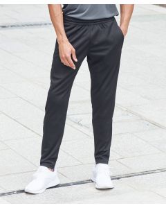 Tombo Slim Leg Training Pants – Performance Joggers with Zipped Pockets, Slim Tapped Leg, Twin Stitched Cuff with Zip