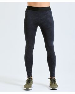TriDri Training Leggings - Men's Gym Leggings, Stretch Fitness Tights, High Waist, Workout Running Activewear