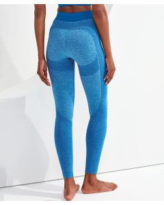 Women's Tridri Seamless 3D Fit Multi-Sport Sculpt Leggings – High Support Activewear, Ribbed Cuff, Contrast Waistband