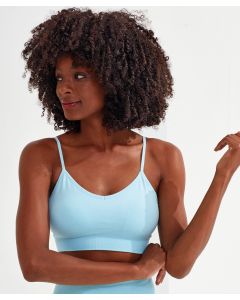 Women's TriDri Recycled Seamless 3D Fit Multi-Sport Flex Bra – Supportive & Sustainable, Removable Padding, Adjustable Straps