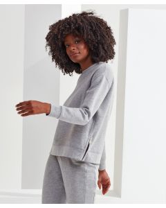 Women’s TriDri Recycled Chill Zip Sweatshirt - Sustainable Activewear, Modern Zip Design, Soft Inner Feel, Smooth Front Zip