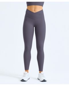 TriDri® Women’s Recycled Luxe Leggings - High Waist Yoga & Pilates Leggings, Cross-Front Waistband Stretch Gym Wear