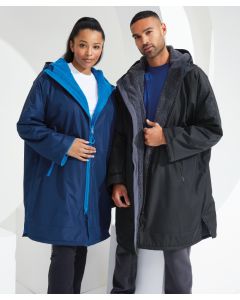 Tridri All Seasons Waterproof Changing Robe - Windproof Outdoor Robe for Sports & Travel, Adjustable Hood, Two Way Zip