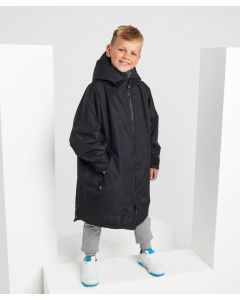 Tridri Kids All Seasons Waterproof Changing Robe – Windproof, Warm & Quick-Dry Comfort, Oversized Design, Soft Inner Fleece