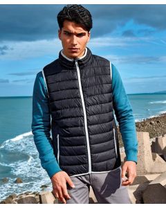 Traverse Padded Gilet - Quilted Insulated Bodywarmer, High Neck Sleeveless Design, Stand Collar for Extra Coverage