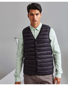 Padded Gilet Vest – Insulated Quilted Bodywarmer, Full Front Zip Fastening, Elasticated Arm Holes and Hem, Snug Fit