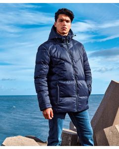 Fara Recycled Jacket - Sustainable Quilted Insulated Layer, Full Front Zip Fastening, Insulated Quilted Padding, Removable Hood