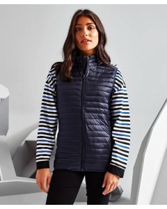 2786 Women's Tribe Fineline Padded Gilet - Internal Storm Flap, Chin Guard