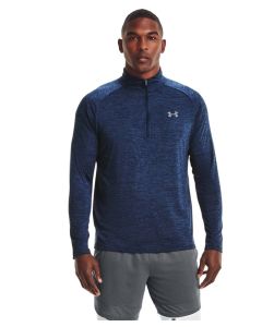 Under Armour Tech 2.0 1/2 Zip Long Sleeve - Training Top, Quick Dry Gym Pullover, Breathable Sports Layer, Anti-Odour Activewear