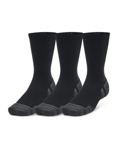 Under Armour UA Performance Tech 3-Pack Crew Socks – Breathable, Cushioned & Durable Fit, Reinforced Heel, Arch Support