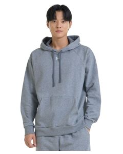 Under Armour UA Rival Fleece Hoodie - Warm Pullover with Adjustable Drawstring Hood, Ribbed Cuffs and Hem, Durable Stitching