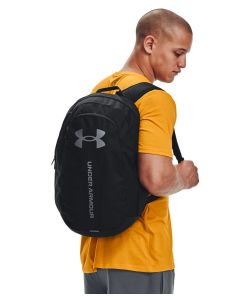 Under Armour UA Hustle Lite Backpack – Durable Sports Bag with Multiple Compartments, Front Zip Pocket, Padded Shoulder Straps