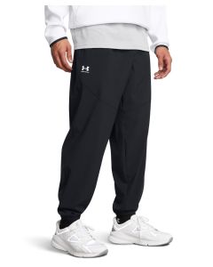 Under Armour Vibe Woven Joggers - Breathable Performance Trousers with Adjustable Waist, Tapered Leg, Moisture Wicking