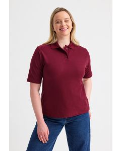 Uneek Clothing Ladies Classic Poloshirt – 3 Self Coloured Button Placket, Taped Shoulder & Back Neck, Twin Needle Stitching