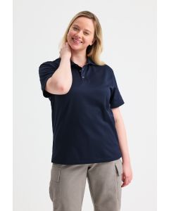 Uneek Clothing Processable Poloshirt – Hemmed Sleeve & Bottom, 3 Stud Button Placket, Knitted Collar, Tapped Neck