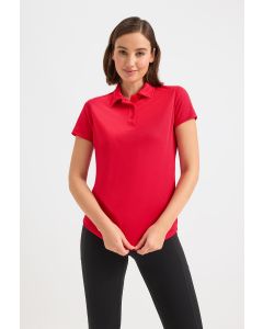 Uneek Clothing Ladies Ultra Cool Poloshirt - Moisture Management Fabric, Hemmed Sleeve and Bottom, Taped Neck