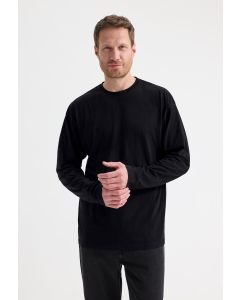 Uneek Clothing Long Sleeve Classic T-Shirt – Cotton Rich Crew Neck, Twin Needle Stitching on Neck & Shoulders
