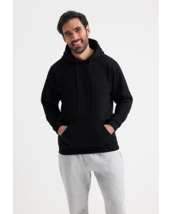 Uneek Clothing Heavyweight Hooded Sweatshirt - Lycra Ribbed Cuffs & Welt, Twin Needle Stitching, Front Pouch Pocket