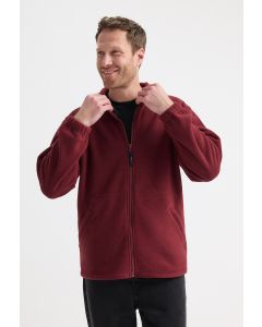 Uneek Clothing Classic Full Zip Fleece Jacket - 2 Self Coloured Covered Zipped Pockets with Zip Pullers, Elasticated Cuffs
