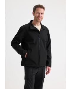 Uneek Clothing Classic Full Zip Soft Shell Jacket - Full Self Coloured Waterproof Zipper, Adjustable Hem with Toggles