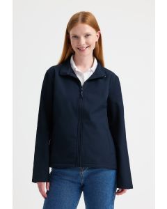 Uneek Clothing  Ladies Classic Full Zip Soft Shell Jacket - Full Self Coloured Waterproof Zipper, Adjustable Hem with Toggles