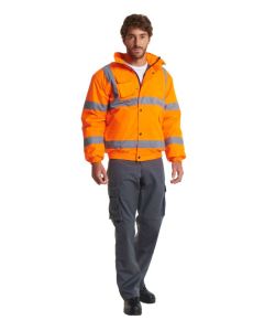 Uneek Hi Vis Bomber Jacket