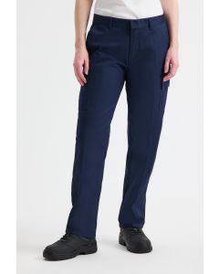 Uneek Clothing Ladies Cargo Trousers - Multi-Pocket, 2 Side & 2 Rear Pockets with Velcro Flaps, Metal Button at Waist