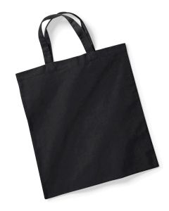 Westford Mill Bag for Life Short Handle - Cotton Tote Bag, Reusable Shopping Bag, Eco Friendly, Print Ready Carry Bag