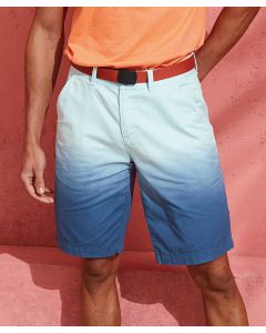 Wombat Men’s Dip Dye Shorts - Stylish Gradient Finish and Premium Cotton Comfort, Two Swing Pockets, Belt Loops