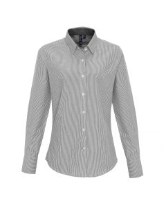 Premier Women's Cotton-rich Oxford Stripes Blouse