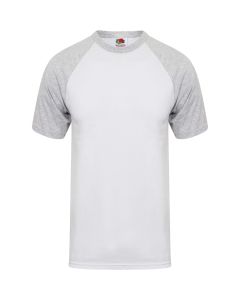 Fruit Of The Loom Short Sleeve Baseball Tee