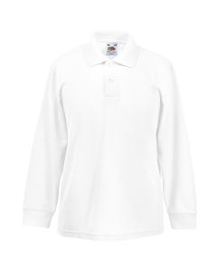 Fruit Of The Loom Kids Long Sleeve 65/35 Polo