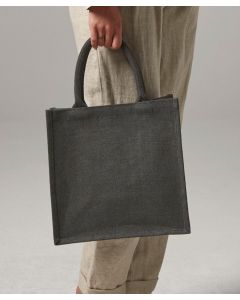Westford Mill Jute Midi Tote Bag - Sustainable Eco-Friendly Handbag with Sturdy Handles, Minimalist, Spacious Interior